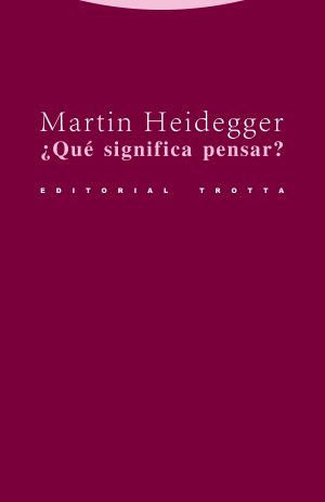 QUE SIGNIFICA PENSAR